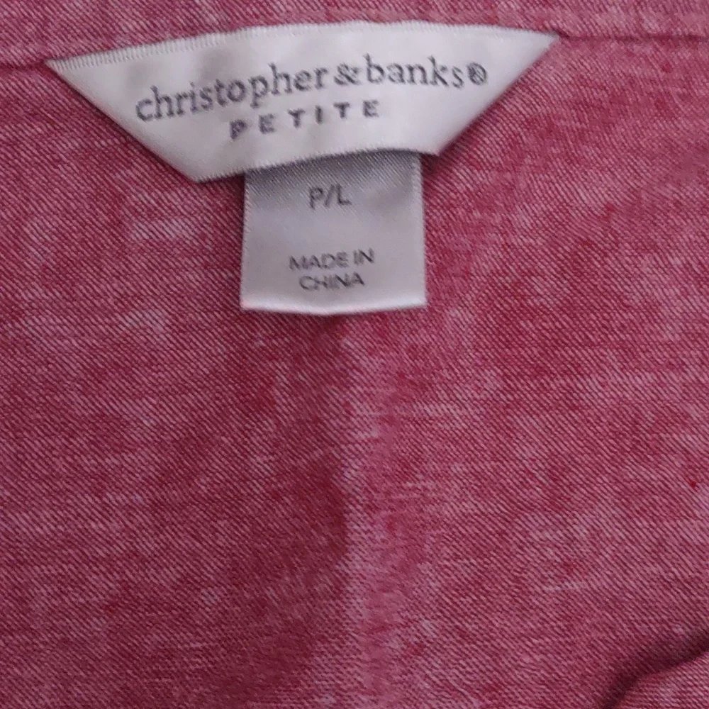 Nwot Christopher & banks blouse size petite large - Picture 2 of 2